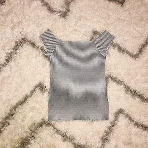 AEROPOSTALE Striped Crop Top
